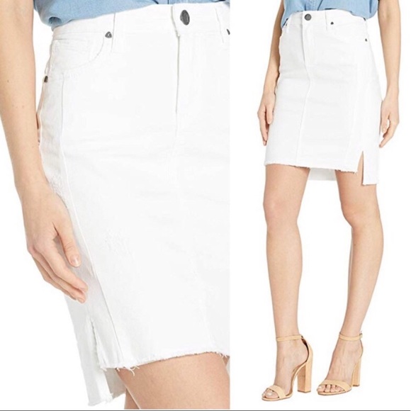 Kut From the Kloth Connie White Step Hem Skirt - Picture 2 of 11